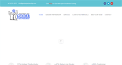 Desktop Screenshot of genderpartnership.com